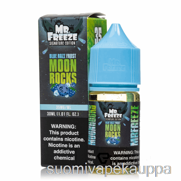 Vape Box Moonrocks - Blue Razz Frost - Mr Jäädytyssuolat - 30ml 35mg